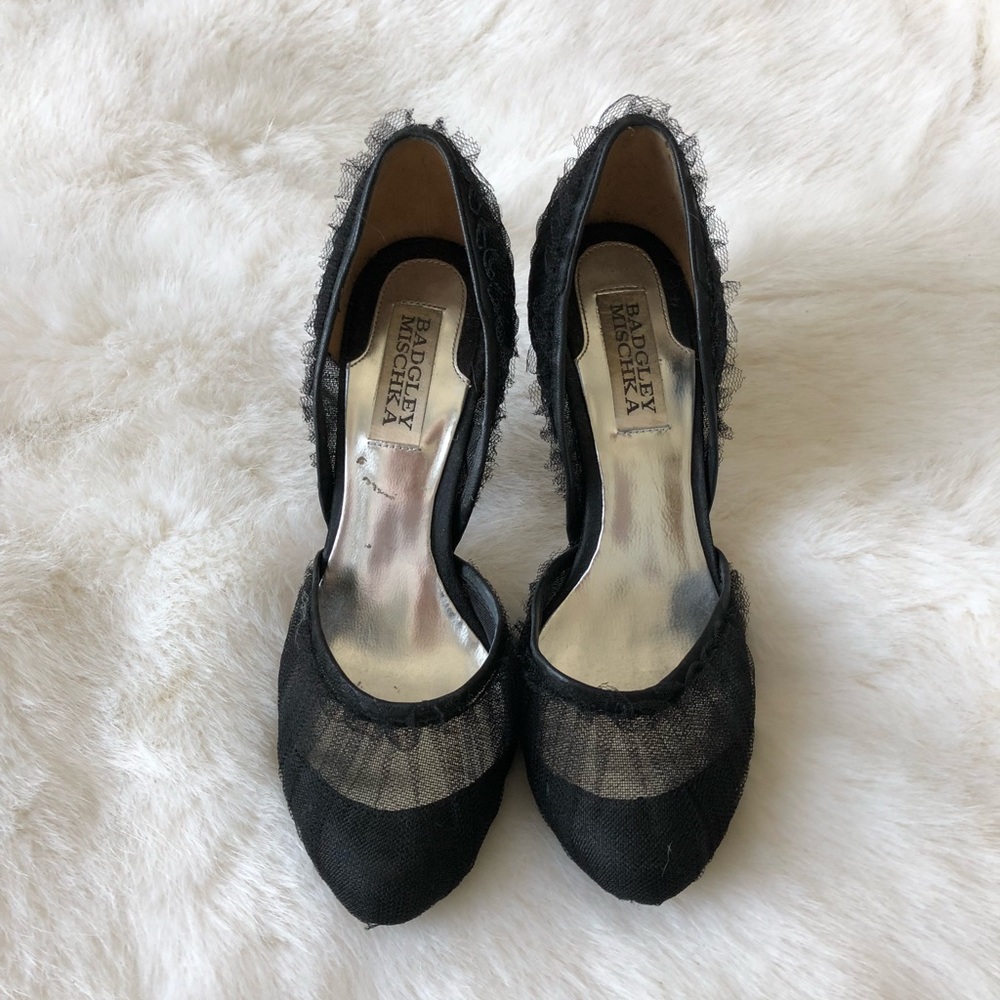 Vintage Badgley Mischka Black Heels